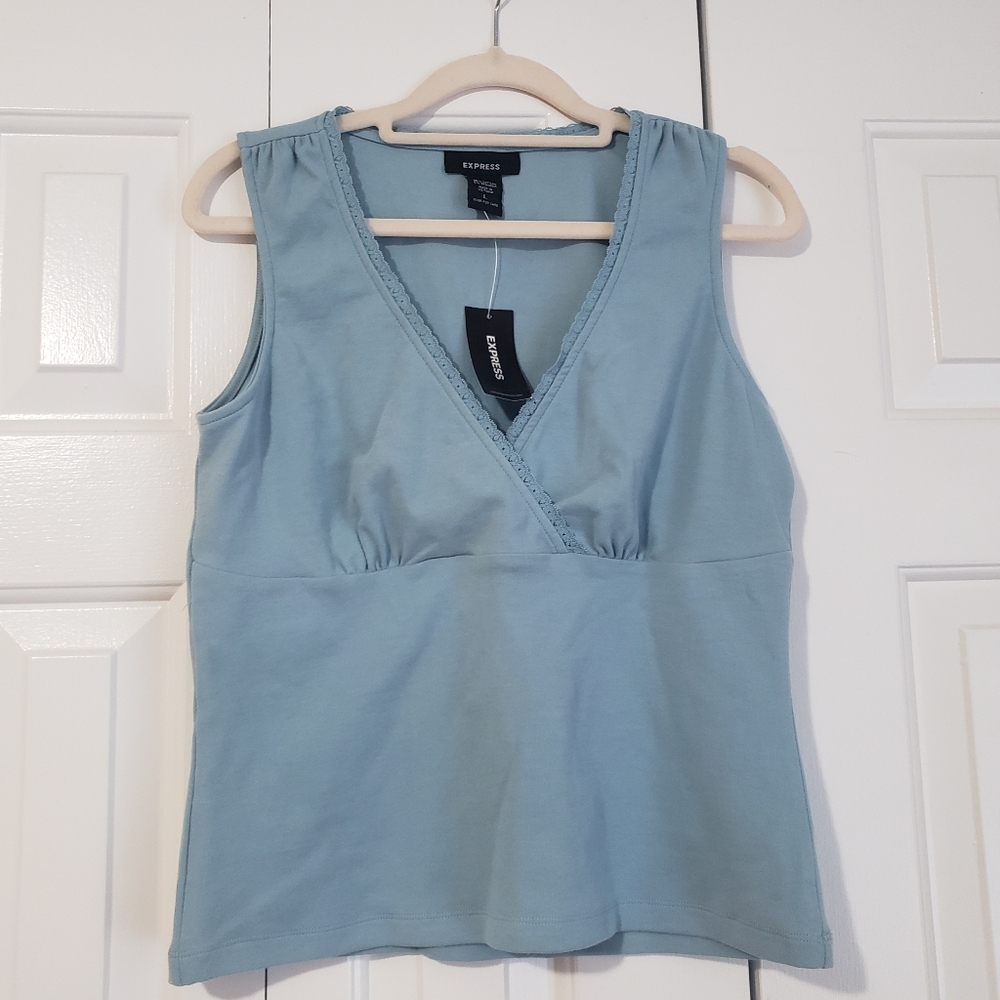 NWT Blue Tank Top by Express - Size L